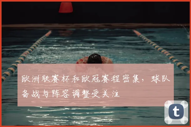 欧洲联赛杯和欧冠赛程密集,球队备战与阵容调整受关注