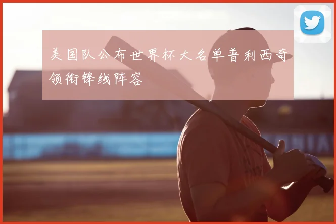 美国队公布世界杯大名单普利西奇领衔锋线阵容