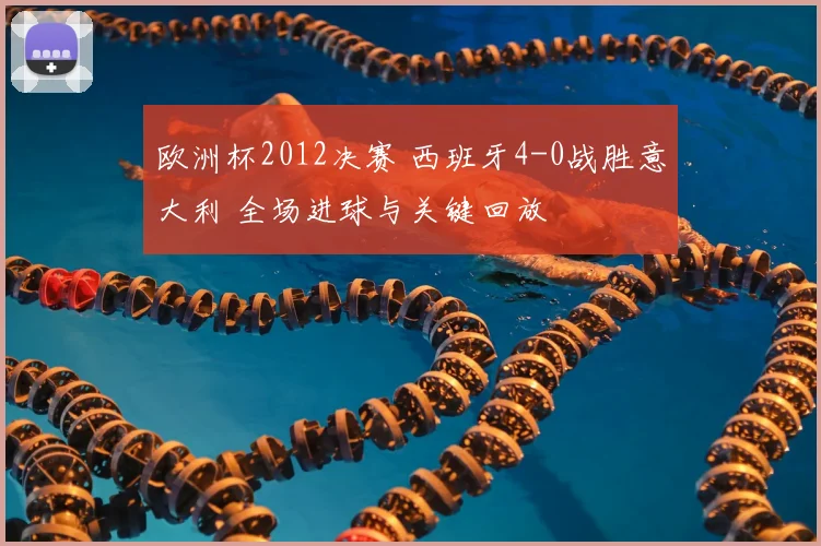 欧洲杯2012决赛 西班牙4-0战胜意大利 全场进球与关键回放